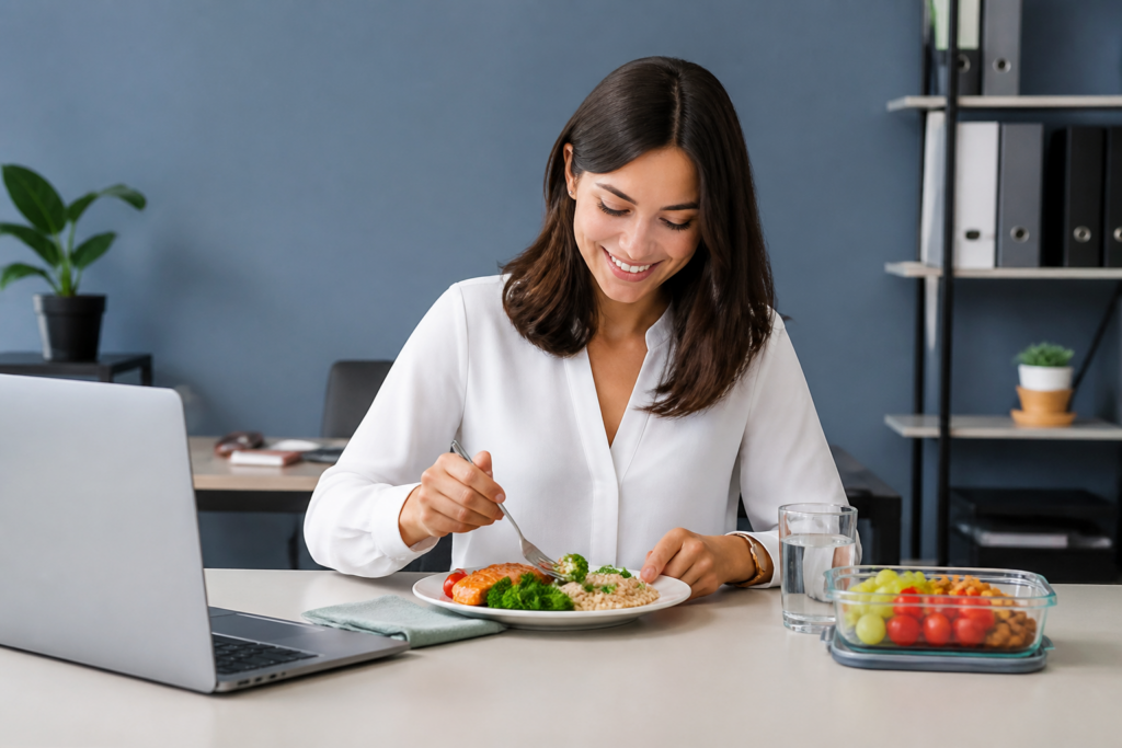 Alimentation au bureau : 8 conseils pratiques pour bien manger au travail