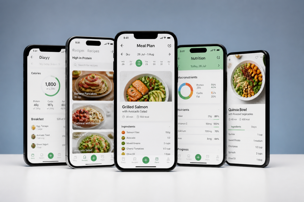 Application alimentation saine : le comparatif complet (2026)