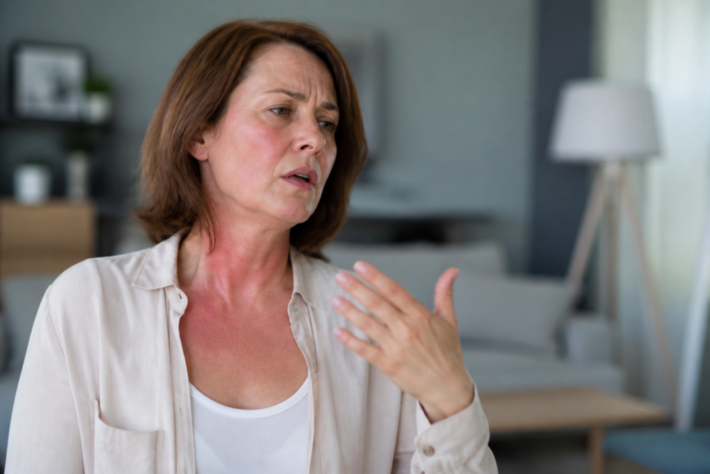Bouffées de chaleur ménopause : que faire (3 niveaux d&rsquo;action)