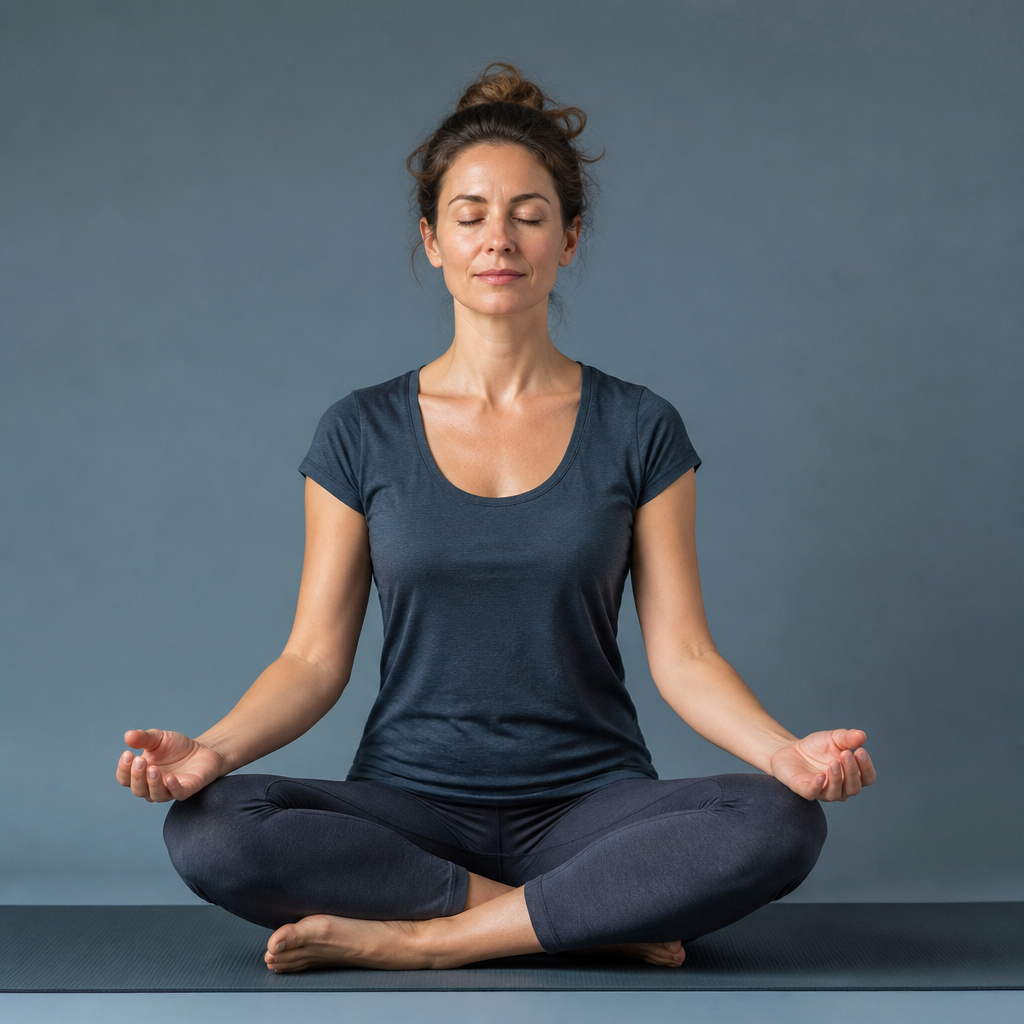 Femme pratiquant la méditation pour la gestion du stress et des émotions