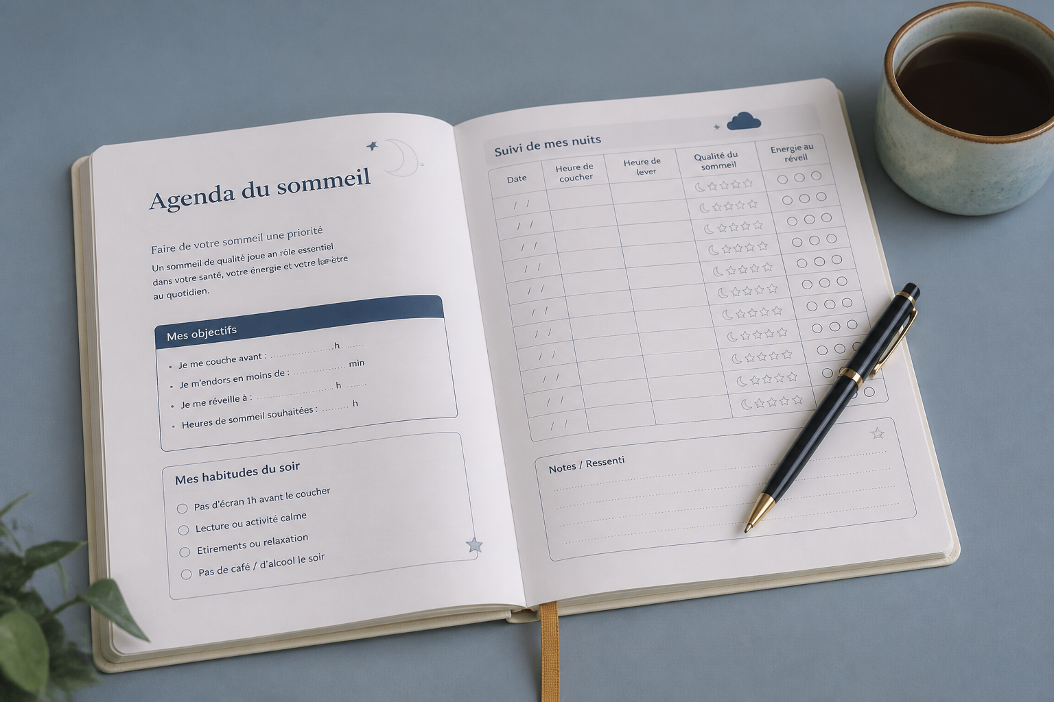 agenda du sommeil consultation médecin insomnie